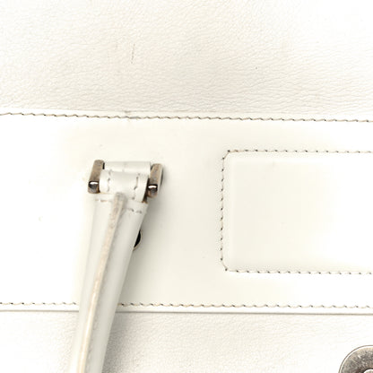 Christian Dior Grained Calfskin Street Chic Top Handle Bag White 18 of 35