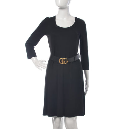 Gucci Calfskin Double G 40mm Belt 75 30 Black 2 of 7