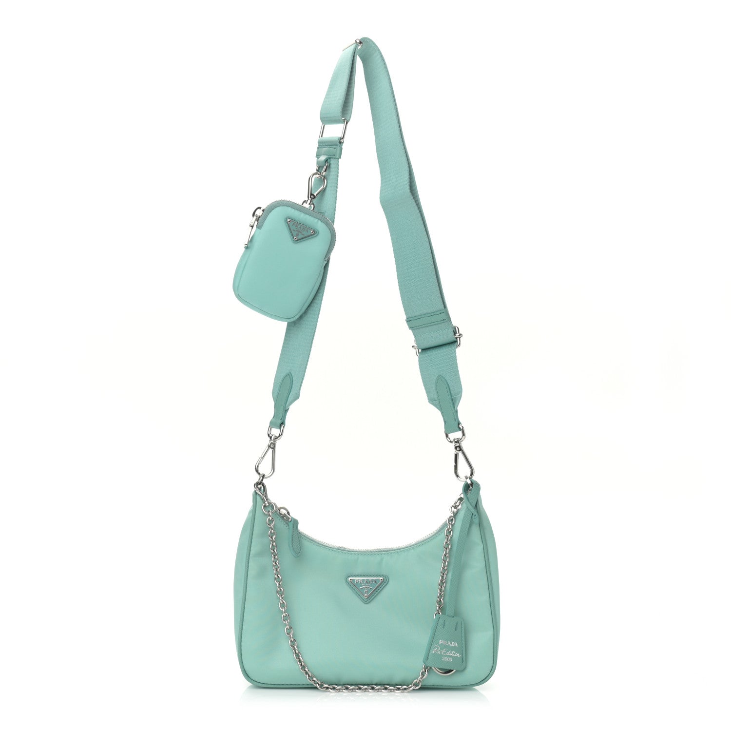 Prada Nylon Saffiano Re-Edition 2005 Shoulder Bag Giada 1 of 10