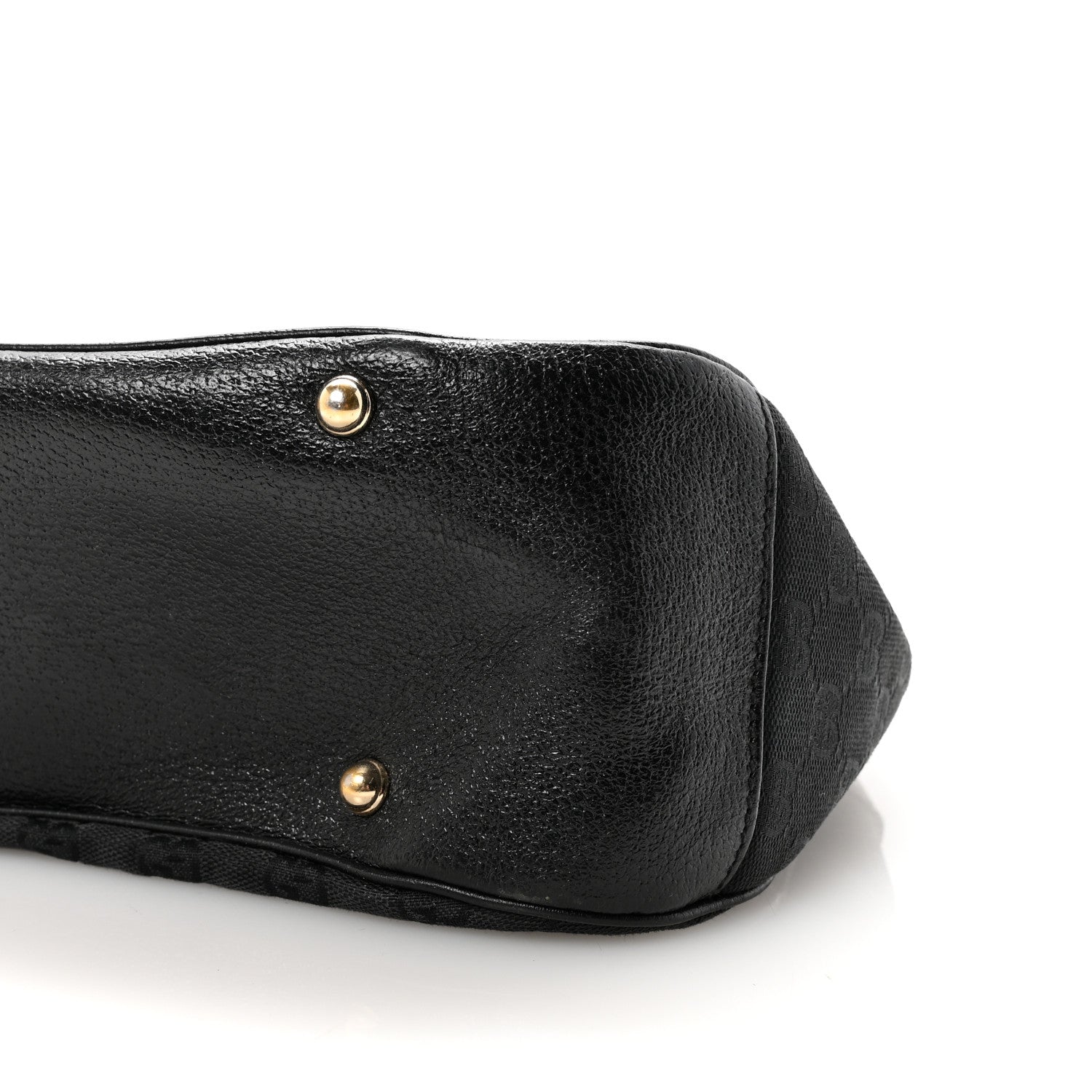 Gucci Monogram Bamboo Medium Top Handle Bag Black 10 of 10