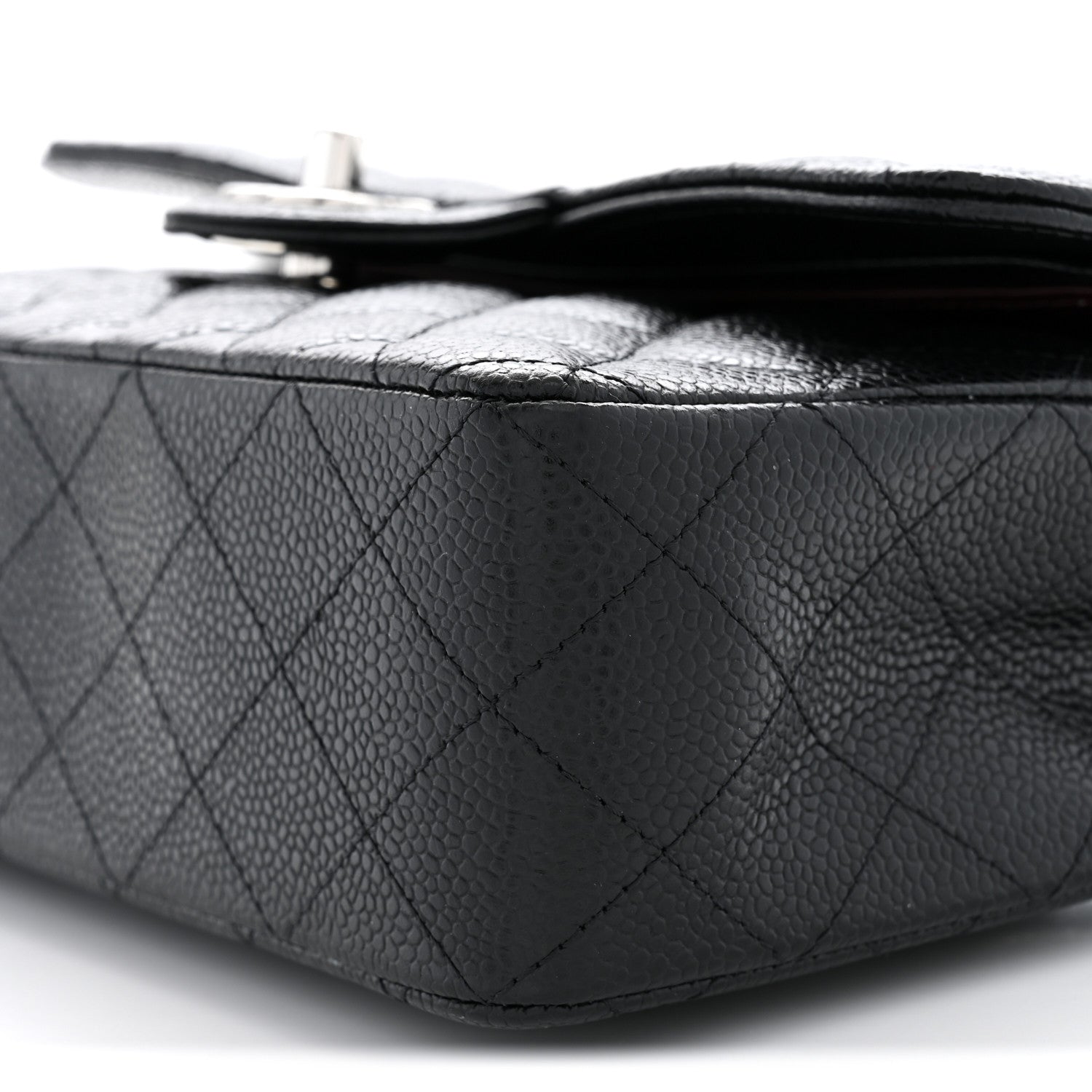 Chanel Caviar Quilted Small Double Flap Black 9 of 10
