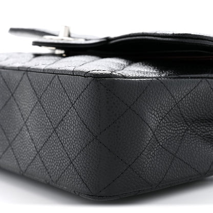 Chanel Caviar Quilted Small Double Flap Black 9 of 10