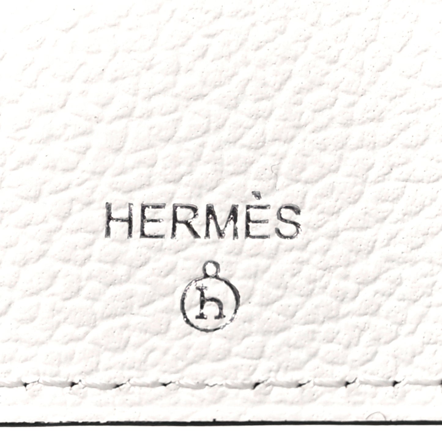 Chevre Mysore Alligator Histoire Naturelle Petit H Card Holder White
