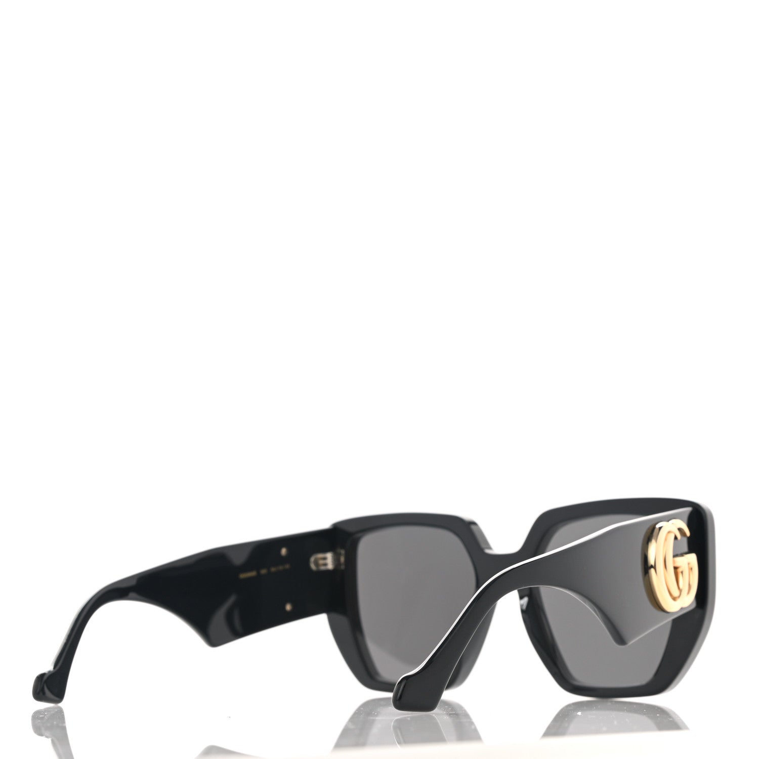 Gucci Acetate Square Frame Sunglasses GG0956S Black 4 of 9