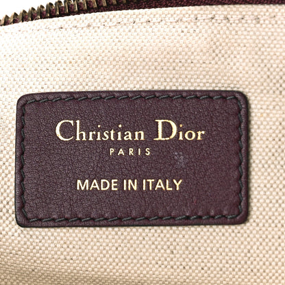Christian Dior Oblique Logo Pouch Burgundy 6 of 8