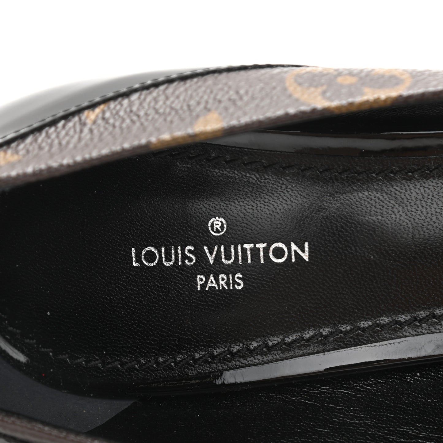 Monogram Cherie Pumps 38 Black