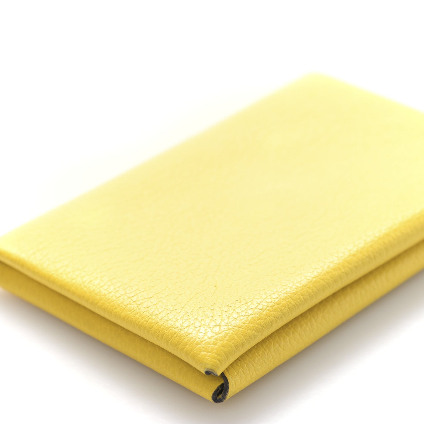Chevre Mysore Calvi Card Case Lime