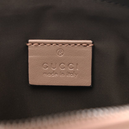 Gucci Calfskin Matelasse GG Marmont Pouch Cosmetic Case Porcelain Rose 6 of 7