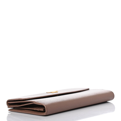 Prada Saffiano Flap Wallet Naturale 3 of 4