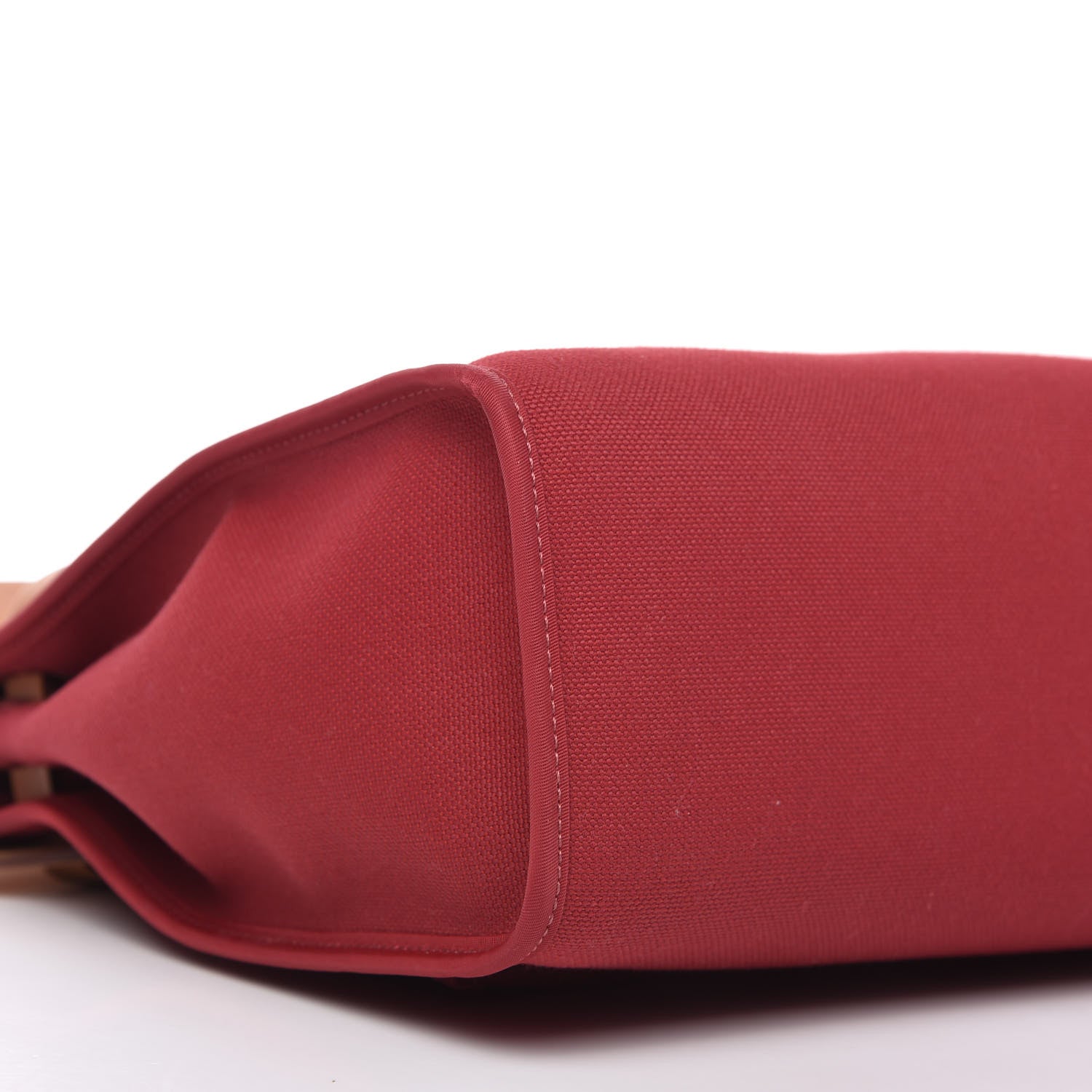 Hermes Vache Hunter Toile Herbag Zip 31 PM Rubis 6 of 10