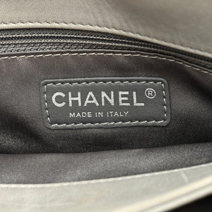 Chanel Lambskin Maxi Quilted Chanel 3 Flap Bag Grey 8 of 16