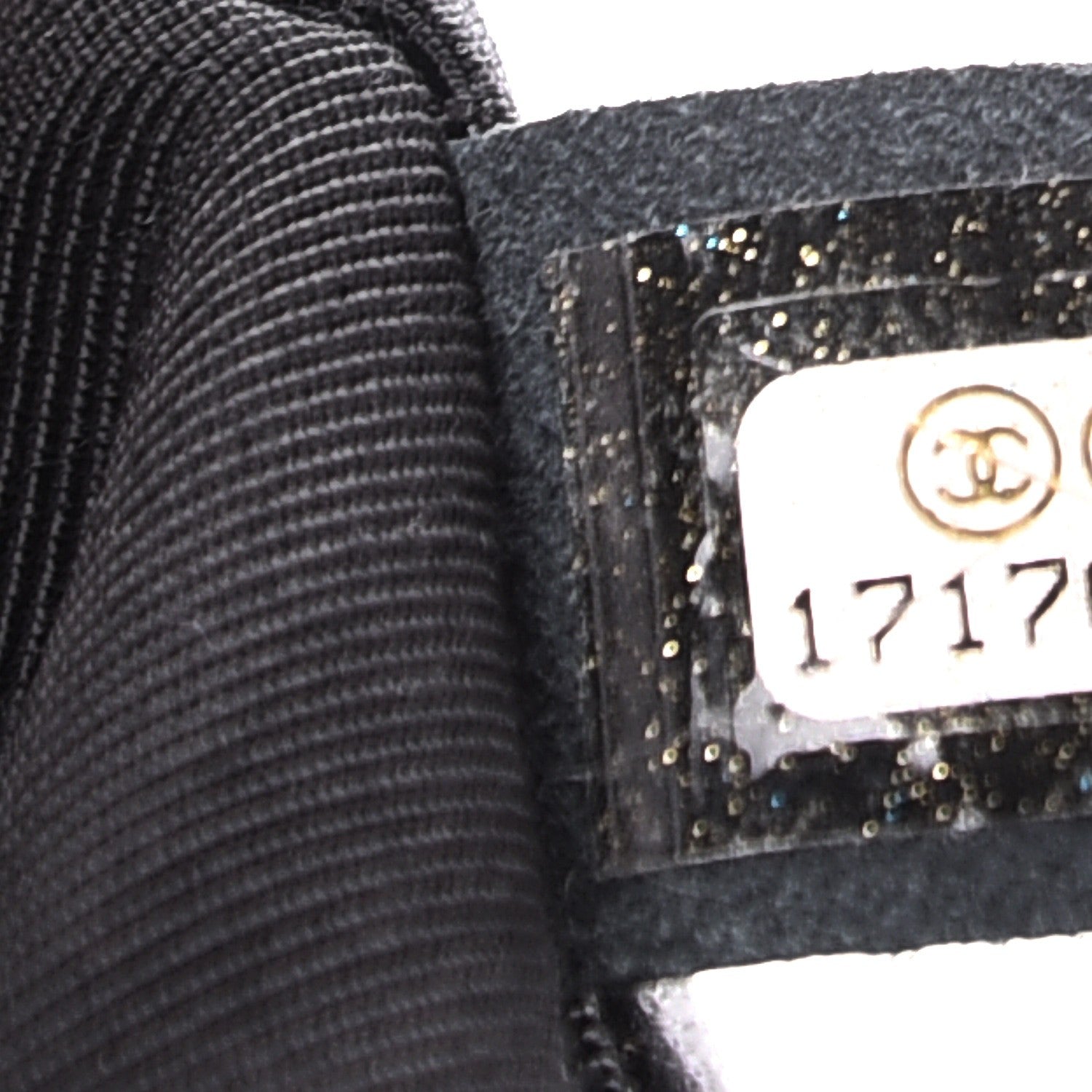 Chanel Lambskin Surpique Chevron Medium Single Flap Black 8 of 8