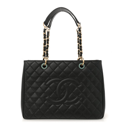 Chanel Caviar Quilted Grand Shopping Tote GST Black 1 of 10