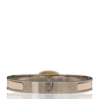 Hermes Enamel Mini Clic Chaine d'Ancre Bracelet PM Creme 3 of 5