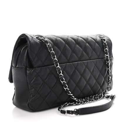 Chanel Caviar Quilted Jumbo Easy Flap Black 3 of 11