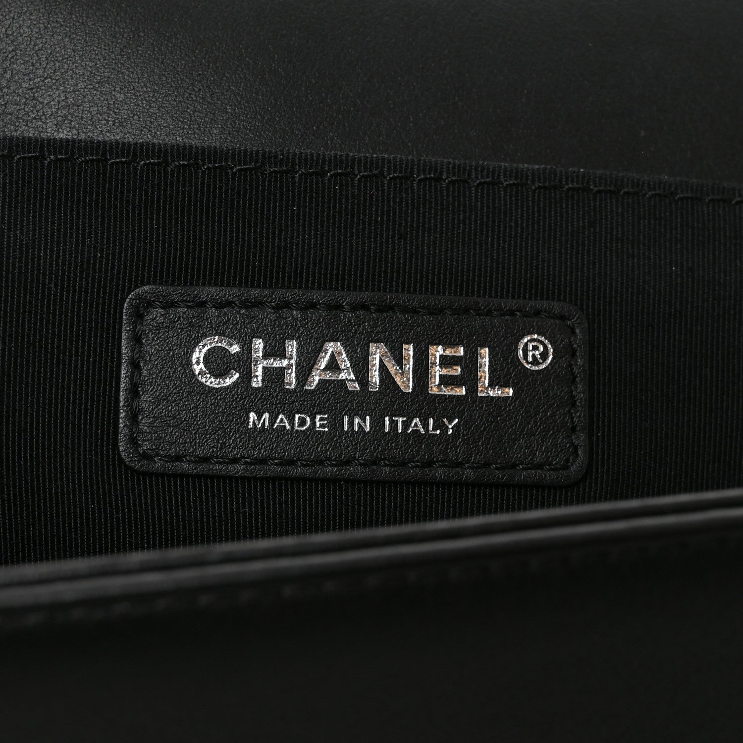 Chanel Calfskin Pearl Tweed Medium Boy Flap Black 6 of 10