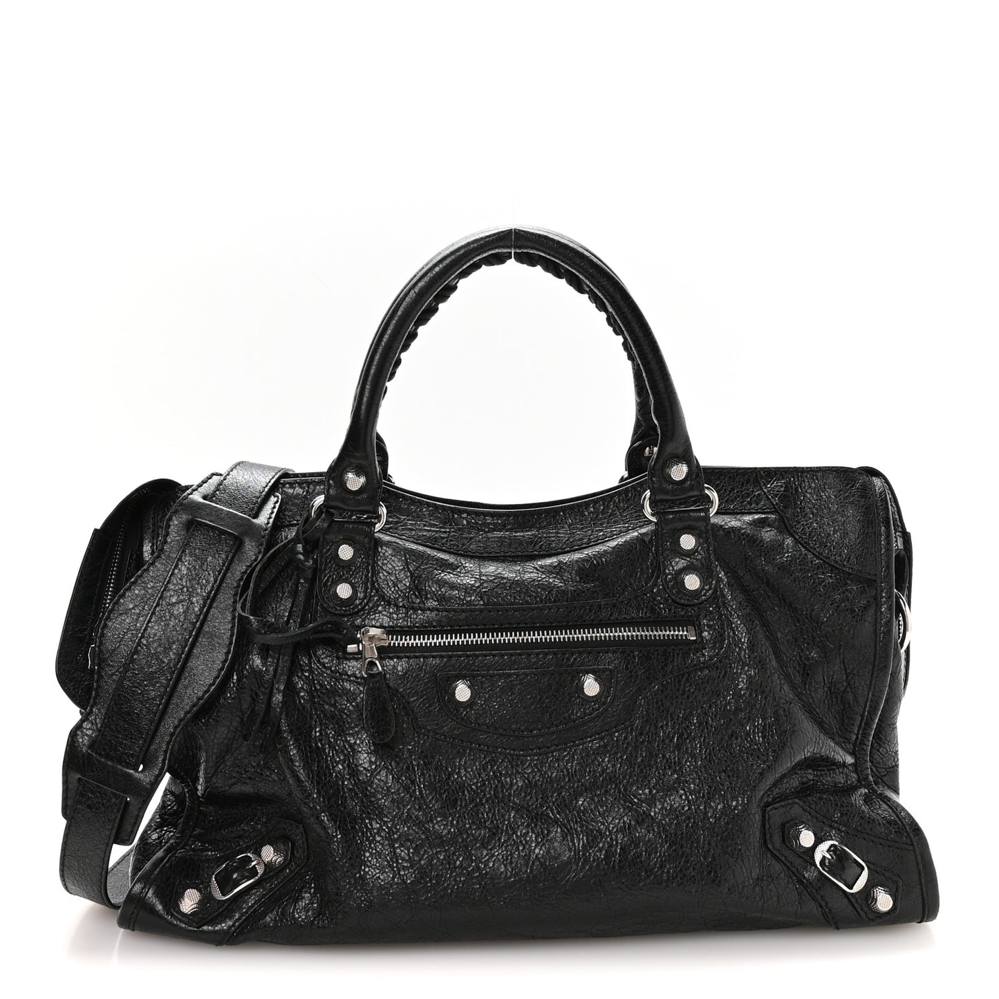 Agneau Giant 12 Silver Hardware City Black