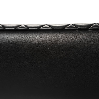 Chanel Lambskin Quilted CC Pocket Shopping Tote Black 12 of 13