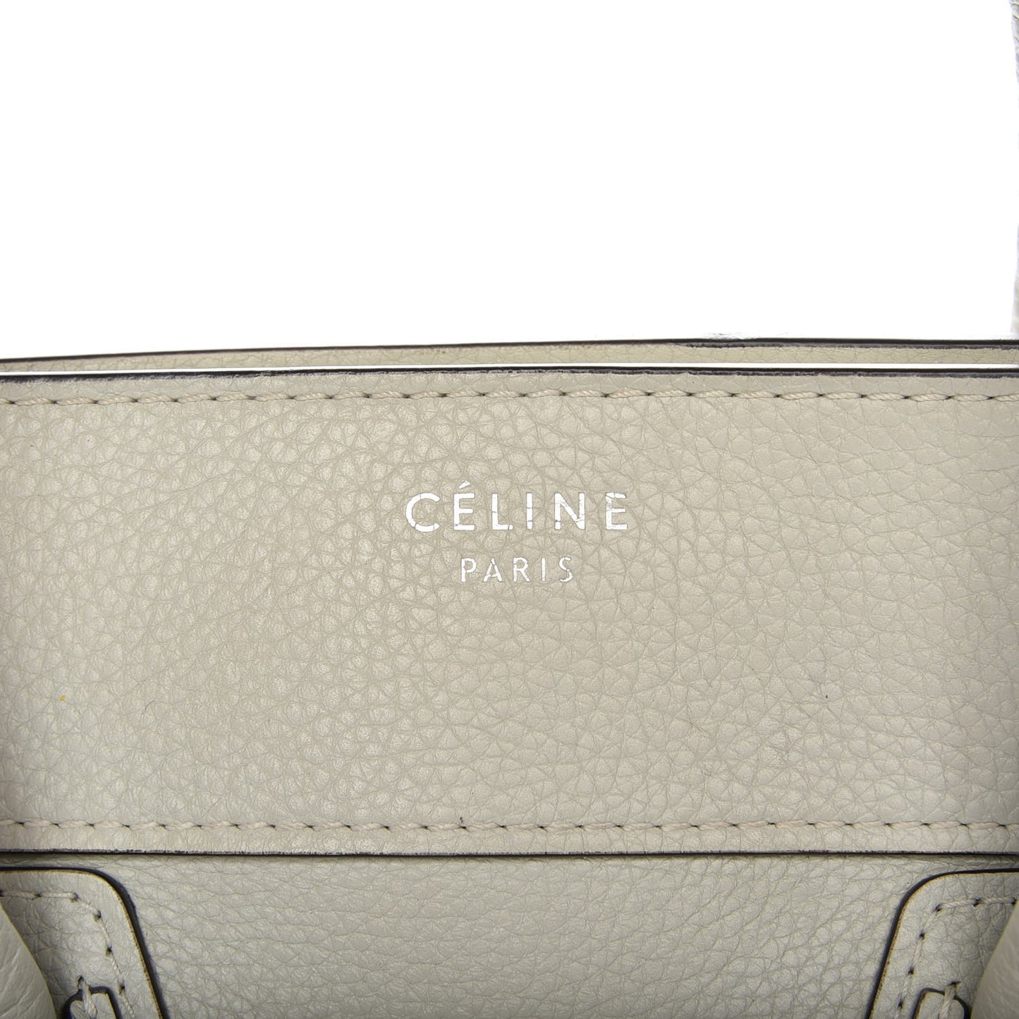 Drummed Calfskin Mini Luggage Lune