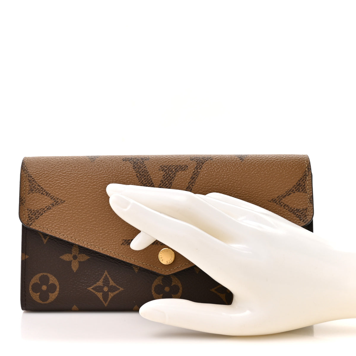 Louis Vuitton Reverse Monogram Giant Sarah Wallet 2 of 8