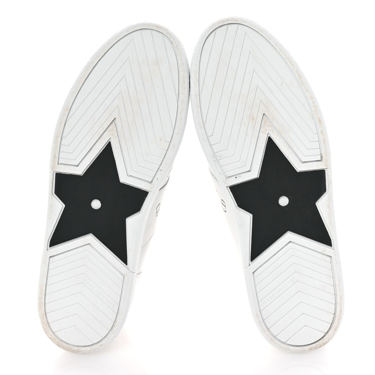 Calfskin Suede Dior Star Low Top Sneakers 37 White