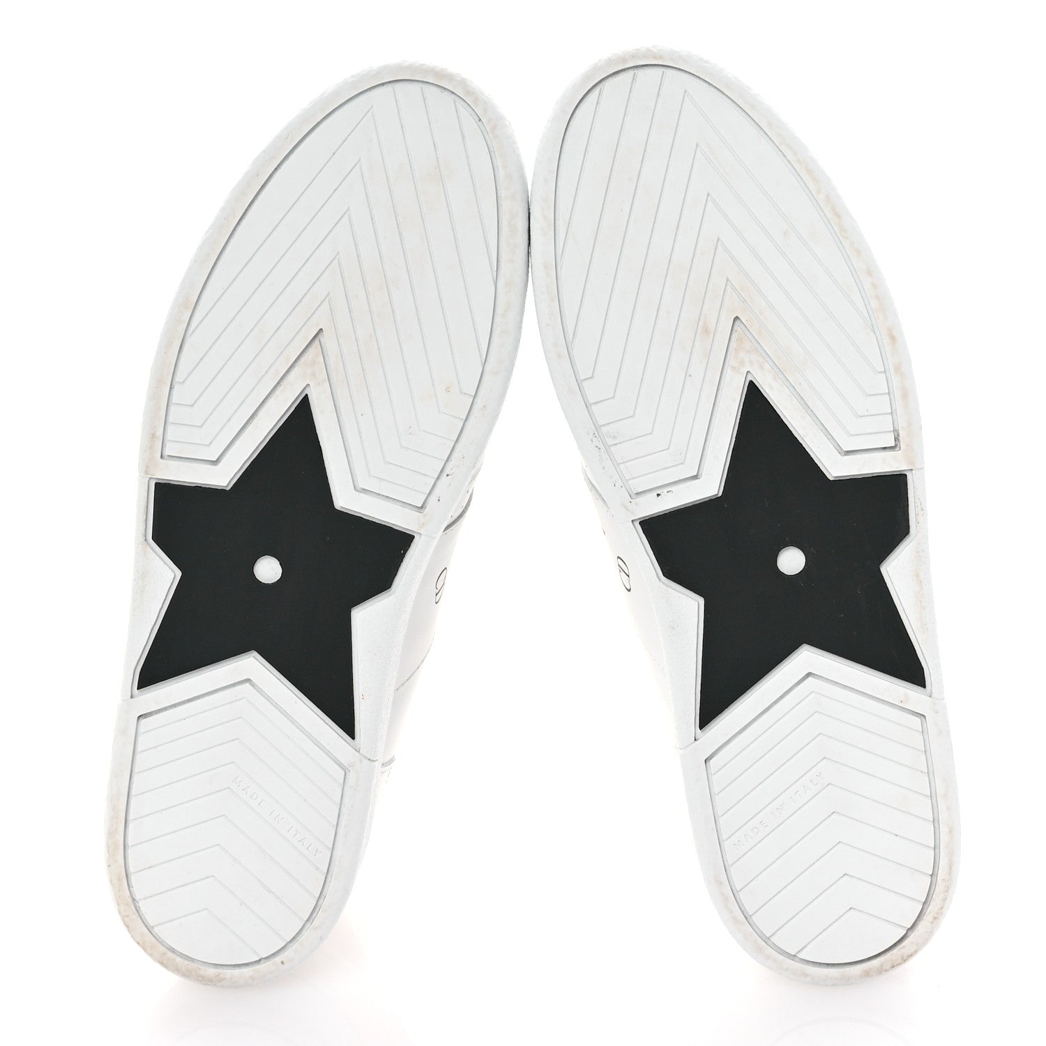 Christian Dior Calfskin Suede Dior Star Low Top Sneakers 37 White 5 of 9