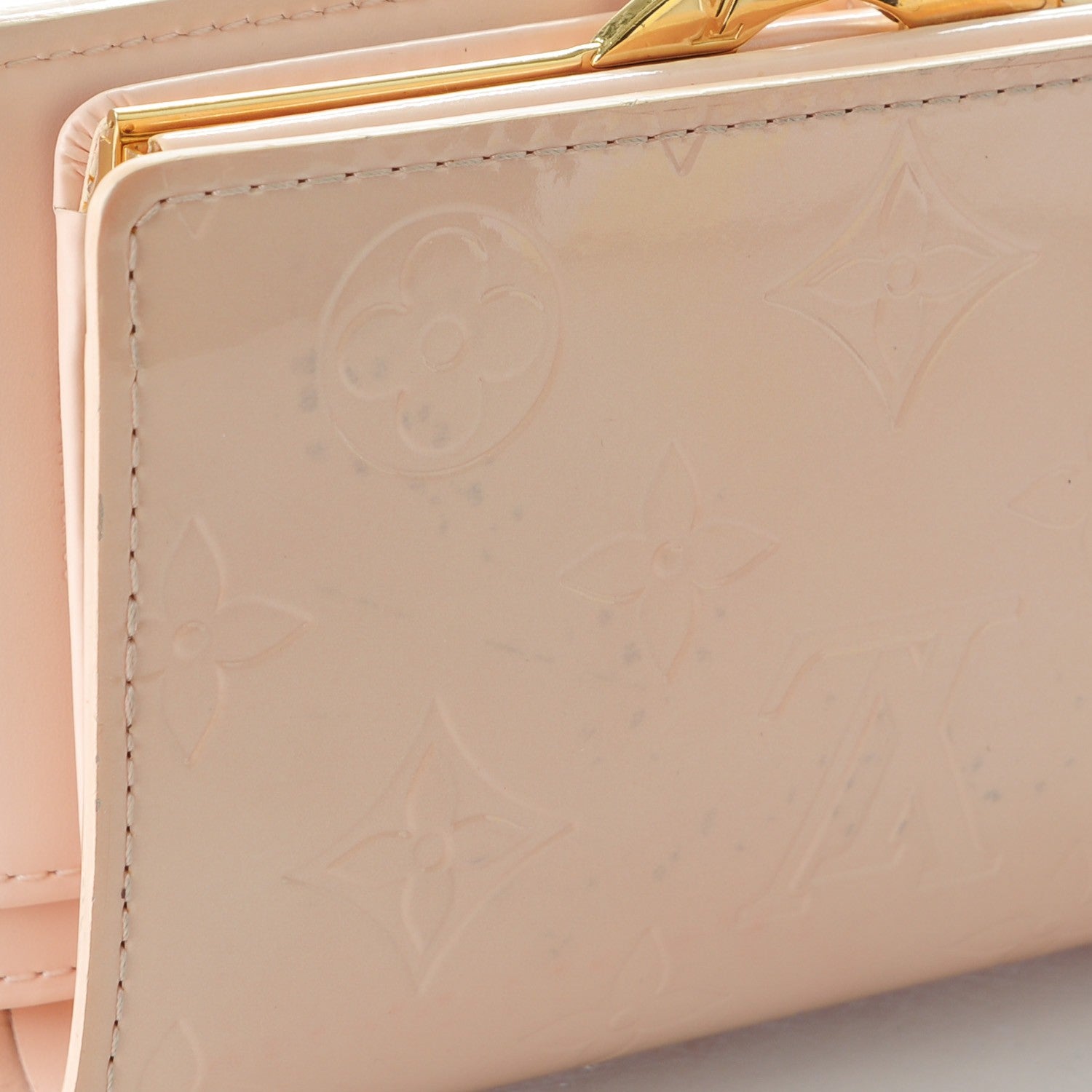 Louis Vuitton Vernis French Purse Wallet Marshmallow 8 of 9