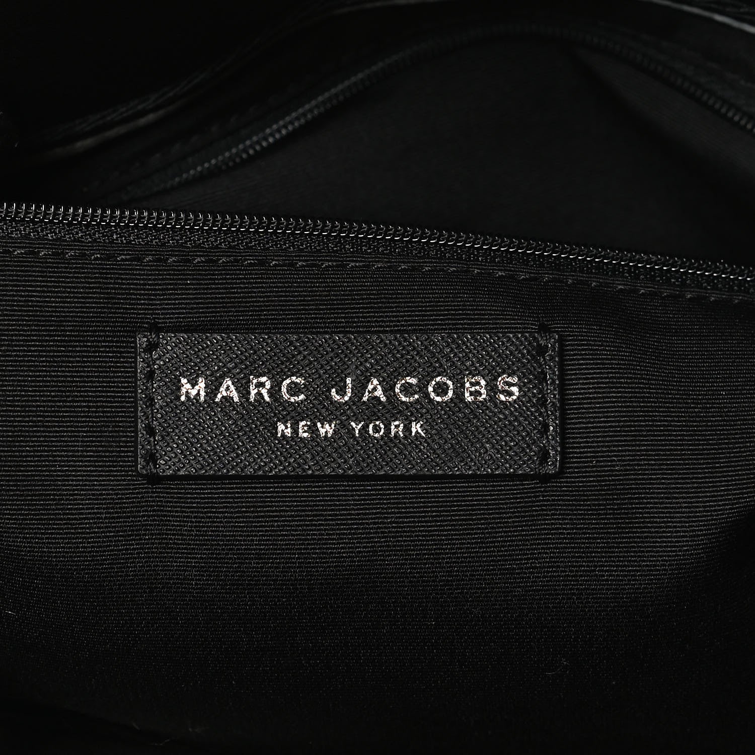 Marc Jacobs Calfskin Embossed Logo East West Shopper Tote Black 6 of 13