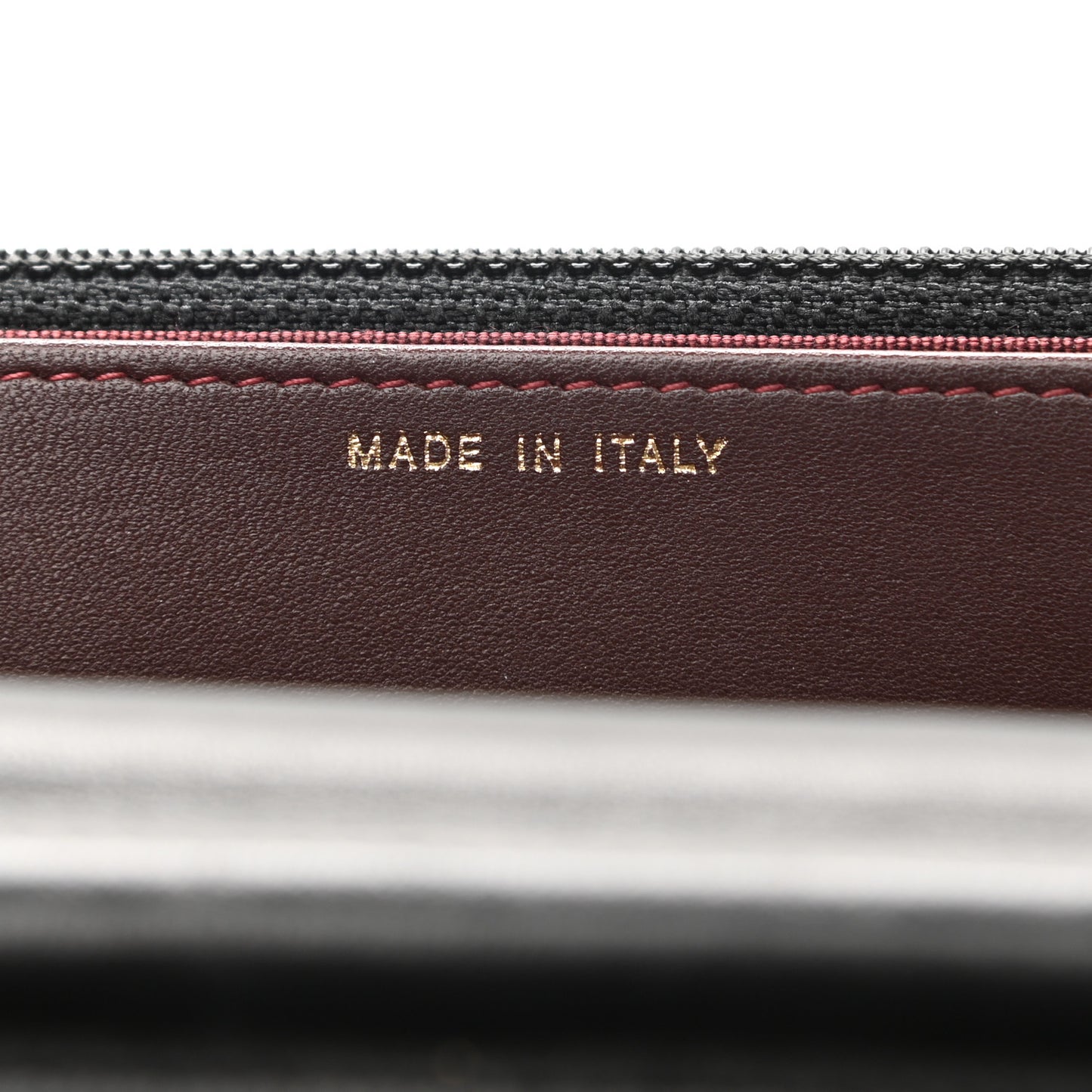 Lambskin Quilted Wallet On Chain WOC Black