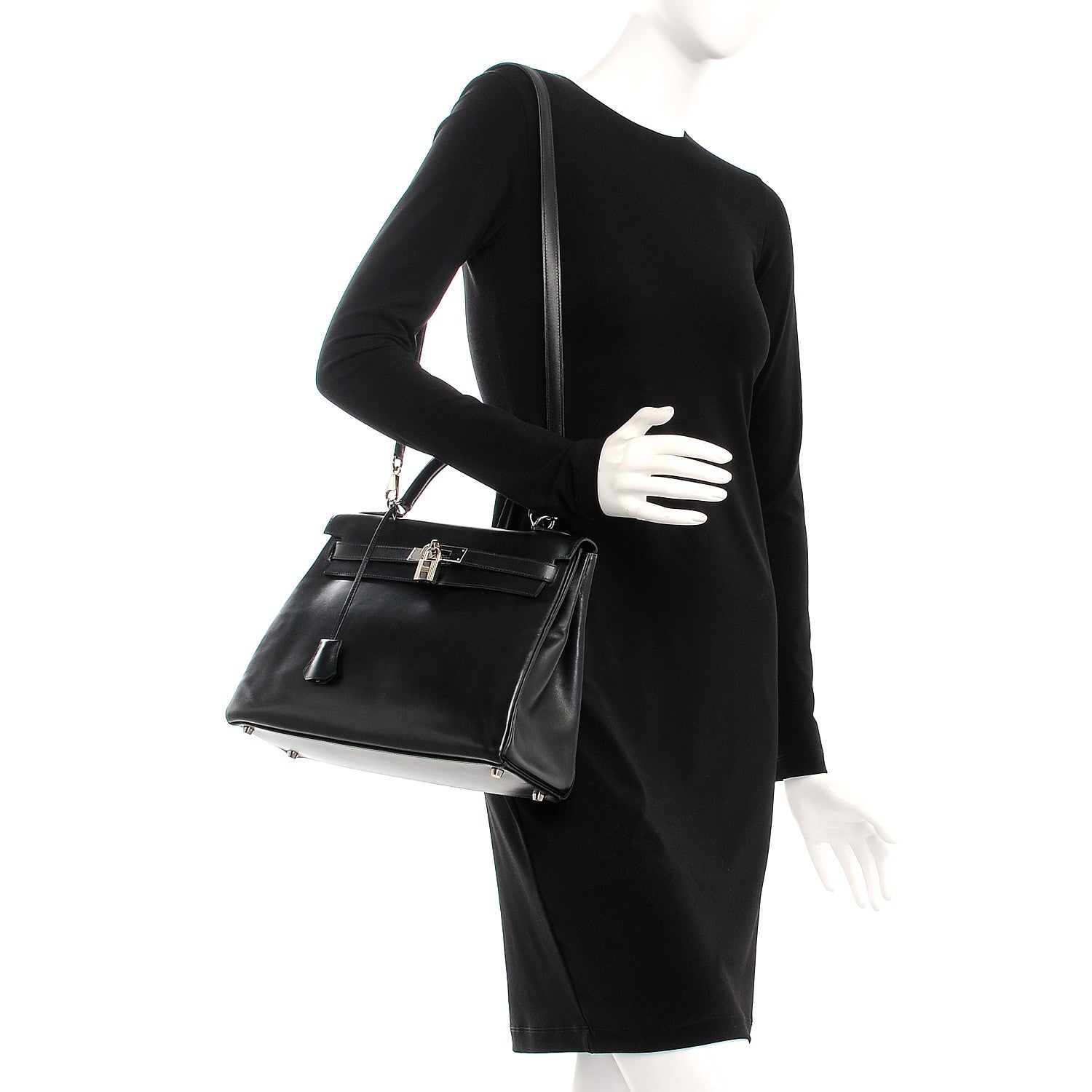 Hermes Box Kelly Retourne 32 Black 2 of 48