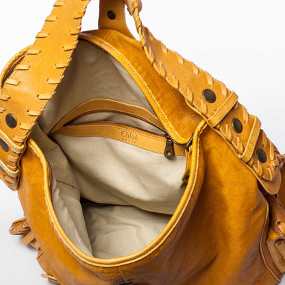 Chloe Calfskin Silverado Hobo Yellow 8 of 9