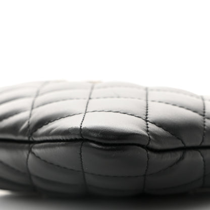 Chanel Lambskin Quilted Crossbody Bag Black 9 of 11