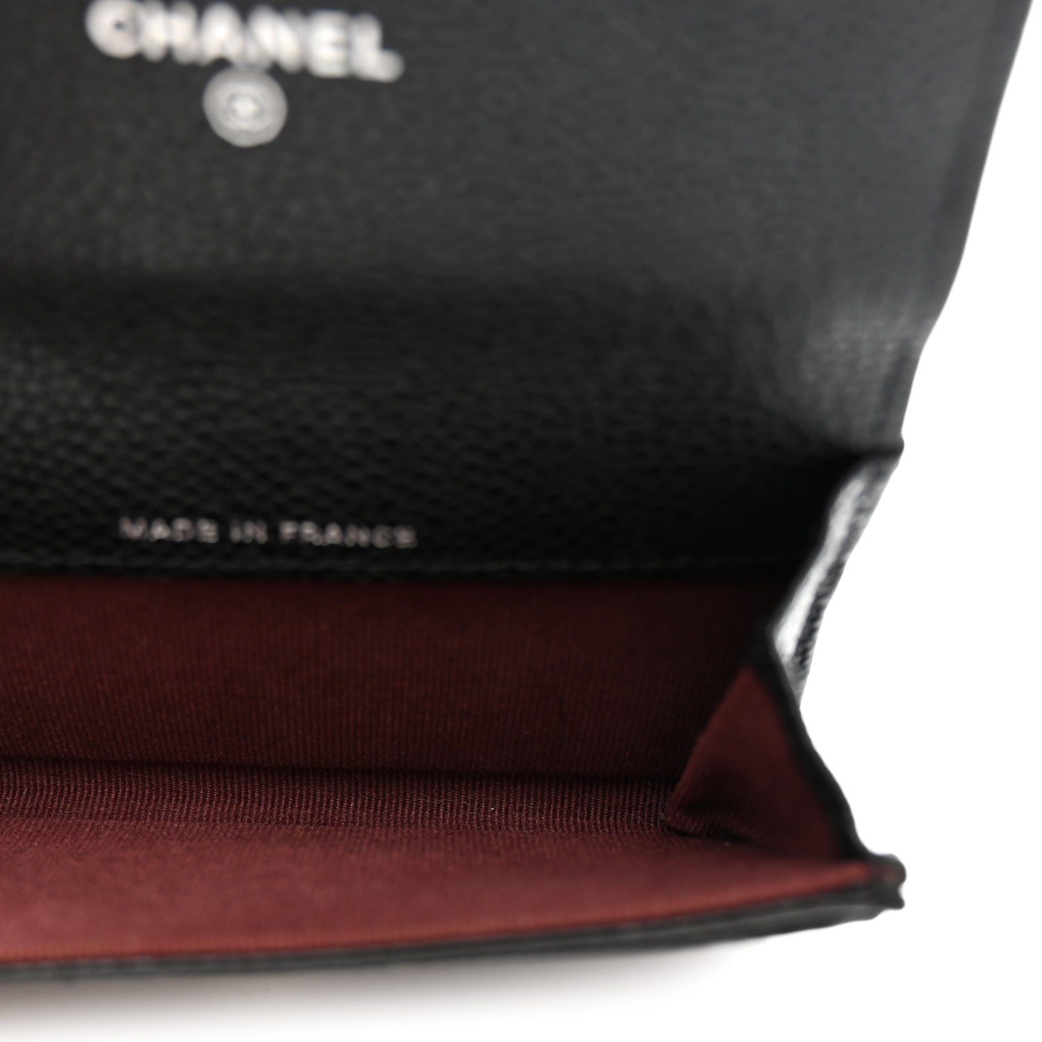 Chanel Caviar Quilted Flap Card Holder Wallet Black 5 of 8