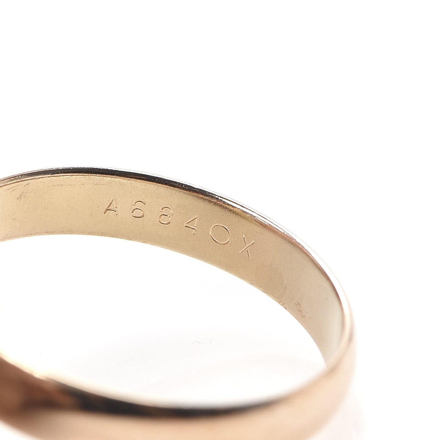 18K Pink Yellow White Gold Classic Les Must De Trinity Ring 50 5.25