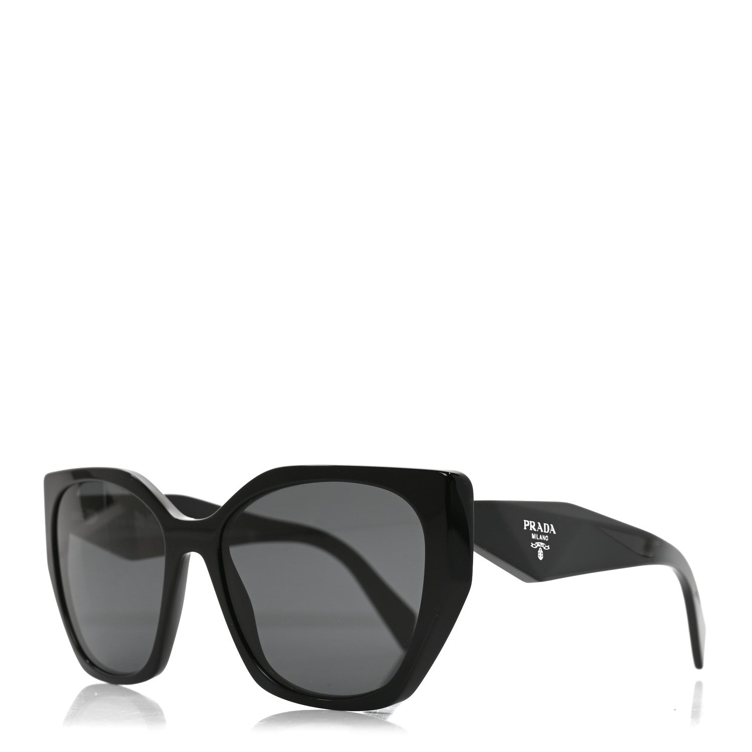Prada Acetate Symbole Sunglasses SPR 19Z Black 1 of 7