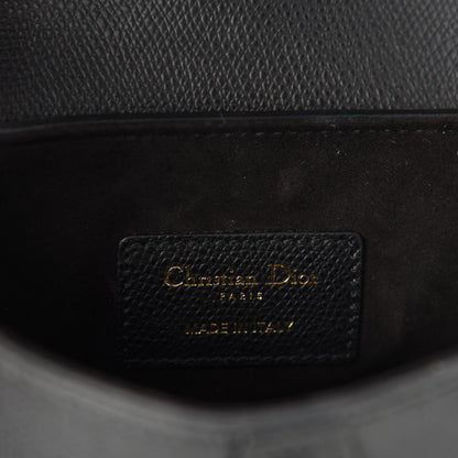 Christian Dior Grained Calfskin Mini Saddle Bag Black 8 of 11