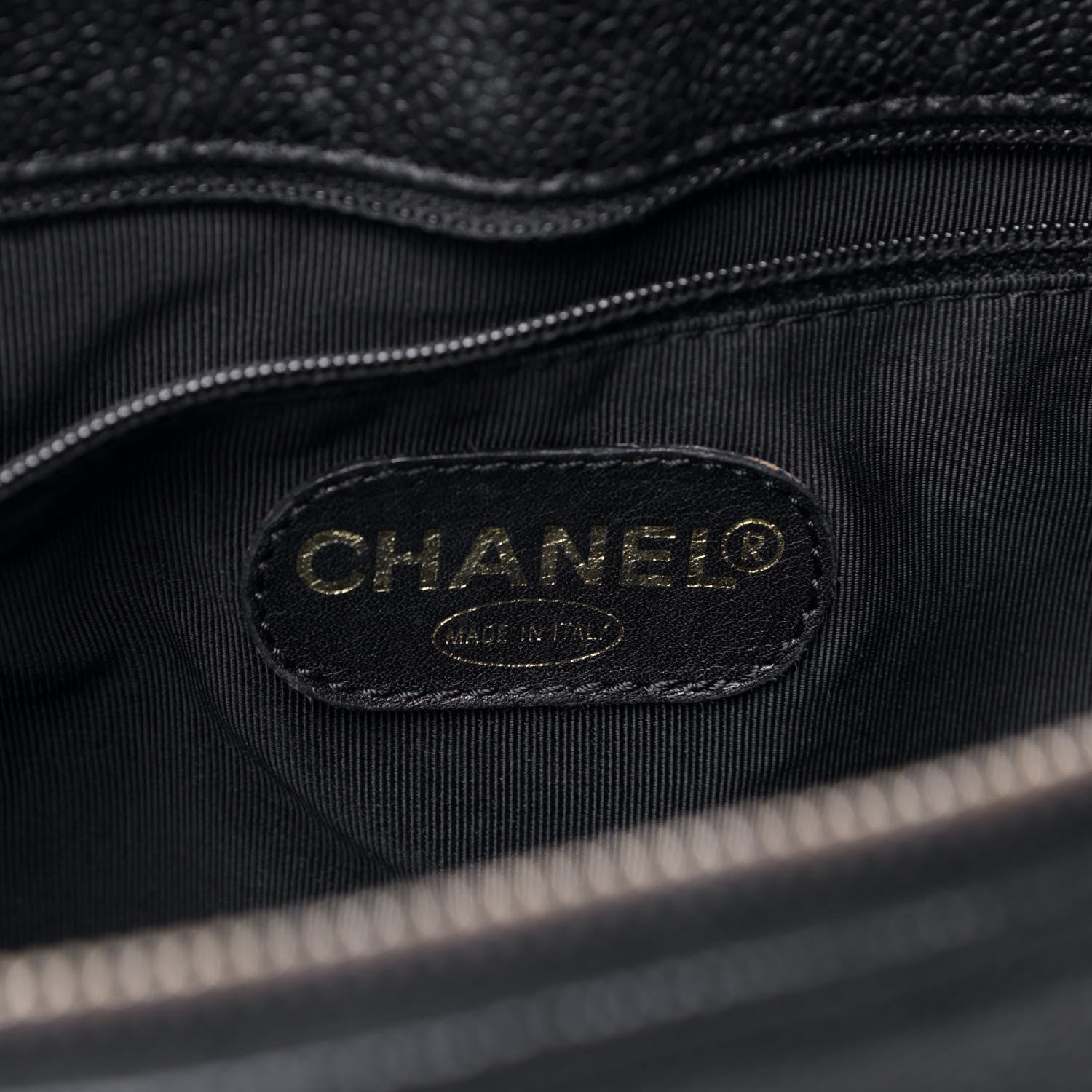 Chanel Caviar CC Timeless Tote Black 5 of 5