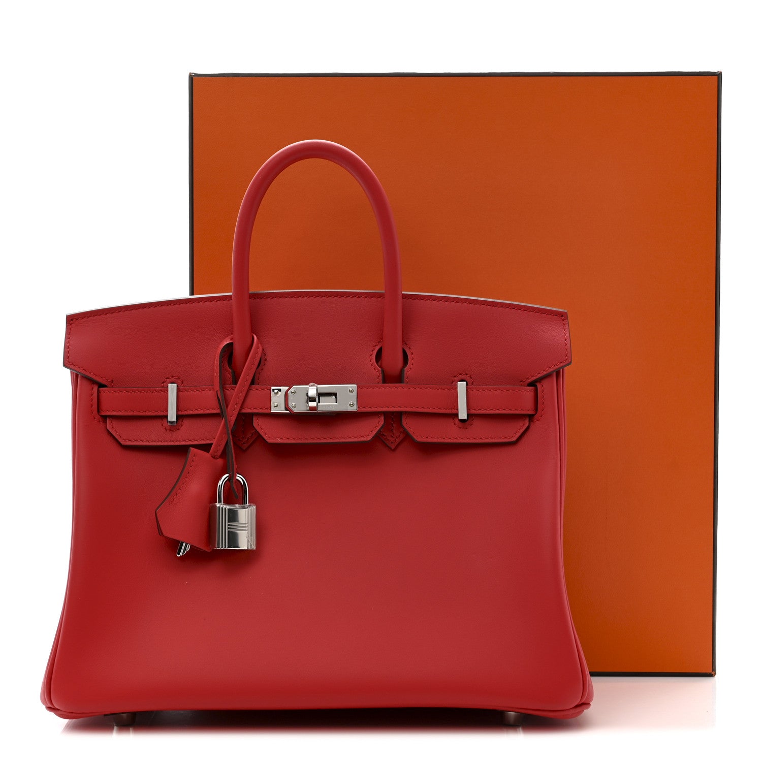 Hermes Swift Birkin 25 Rouge Piment 11 of 12