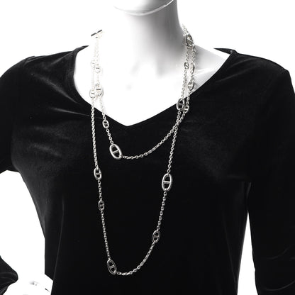 Hermes Sterling Silver Farandole Necklace 160 2 of 5