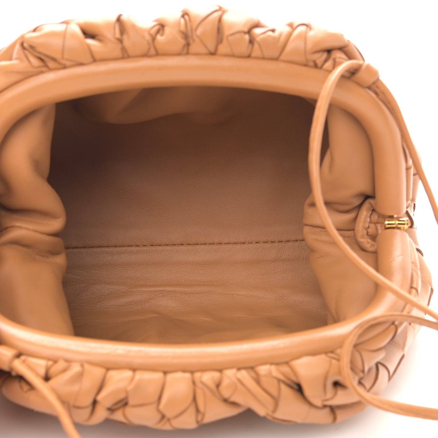 Nappa Intrecciato The Mini Pouch Carmel