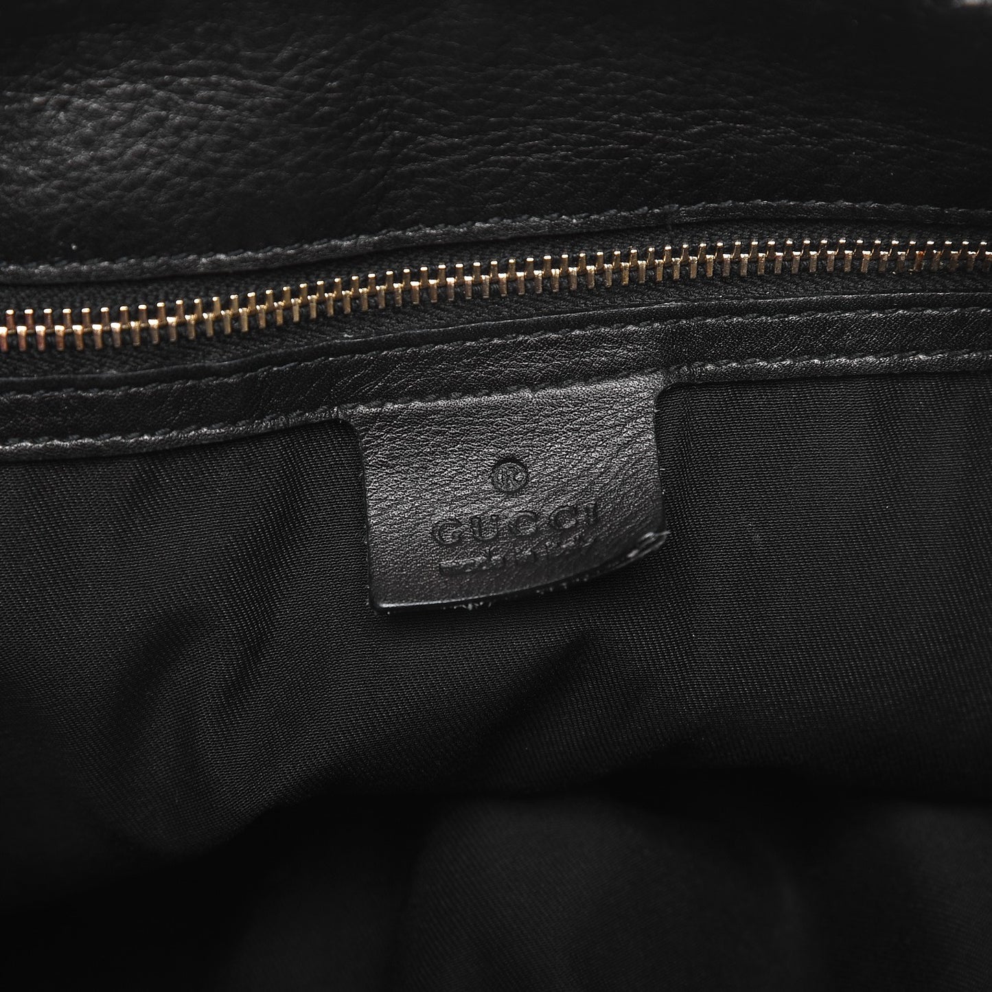 Calfskin Large Horsebit Chain Hobo Black
