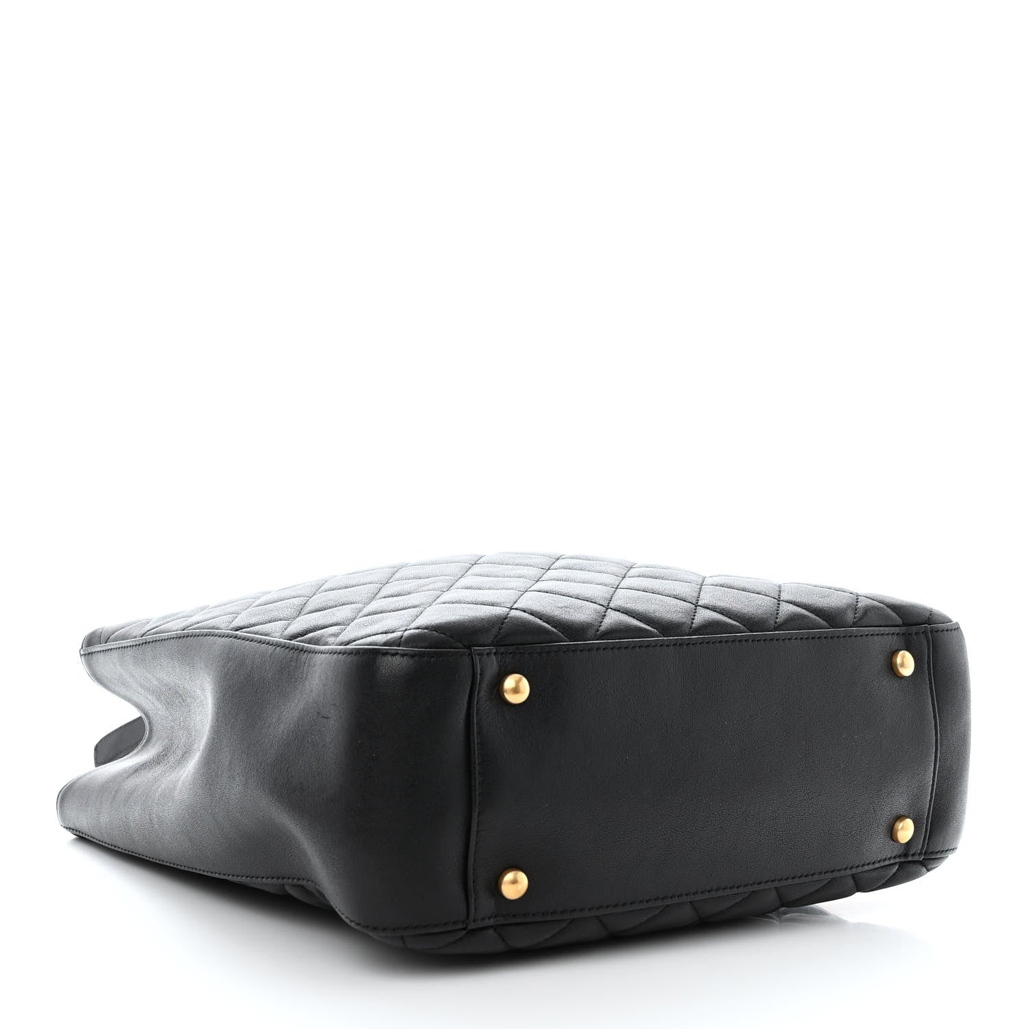 Chanel Lambskin Quilted Large Chanel 19 Shopping Tote Black 4 of 10