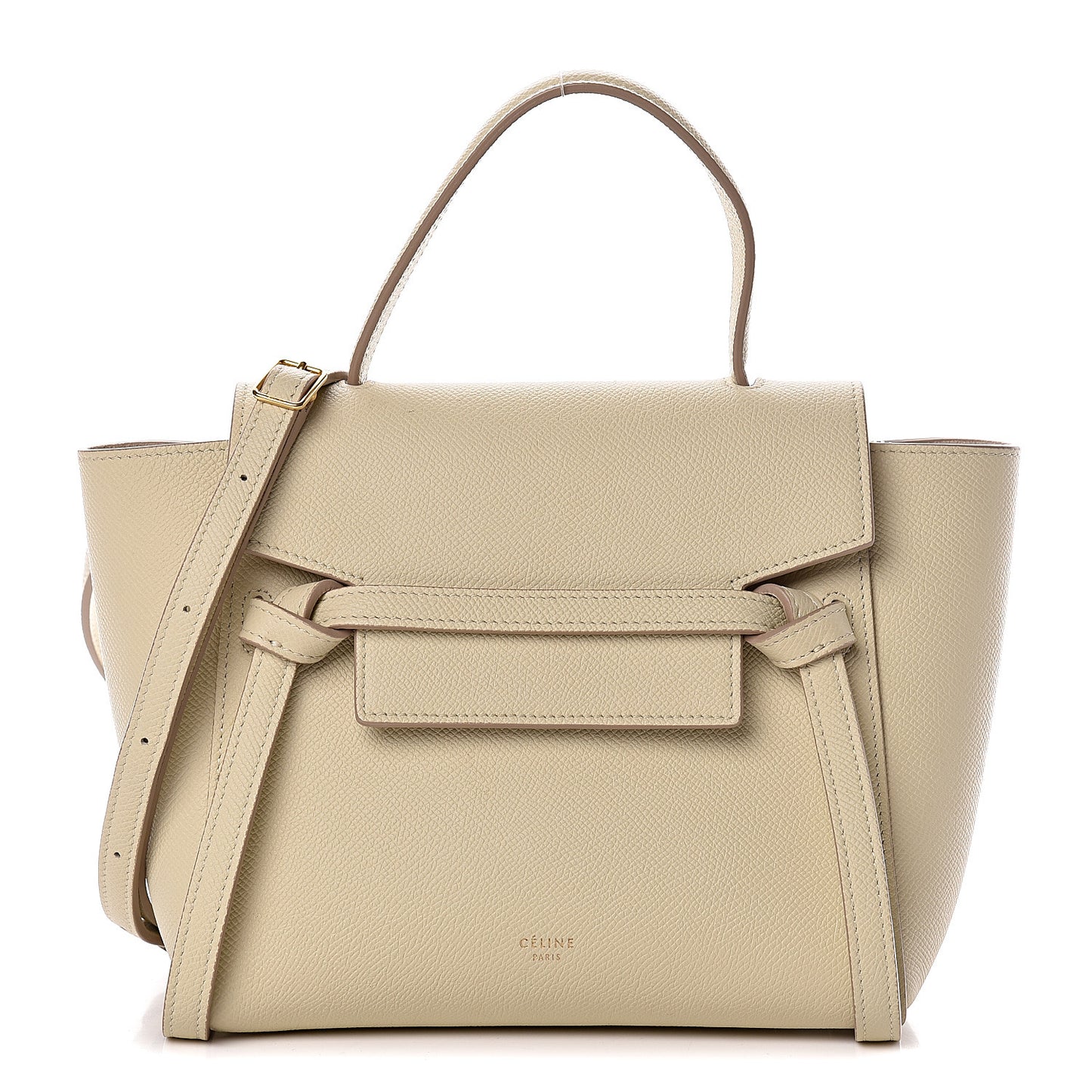 Grained Calfskin Nano Belt Bag Linen