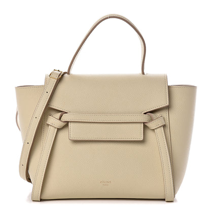 Celine Grained Calfskin Nano Belt Bag Linen 1 of 11