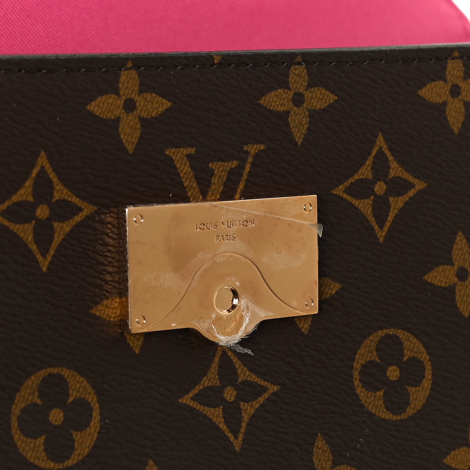 Louis Vuitton Monogram Cluny BB Hot Pink Safran Imperial 7 of 10