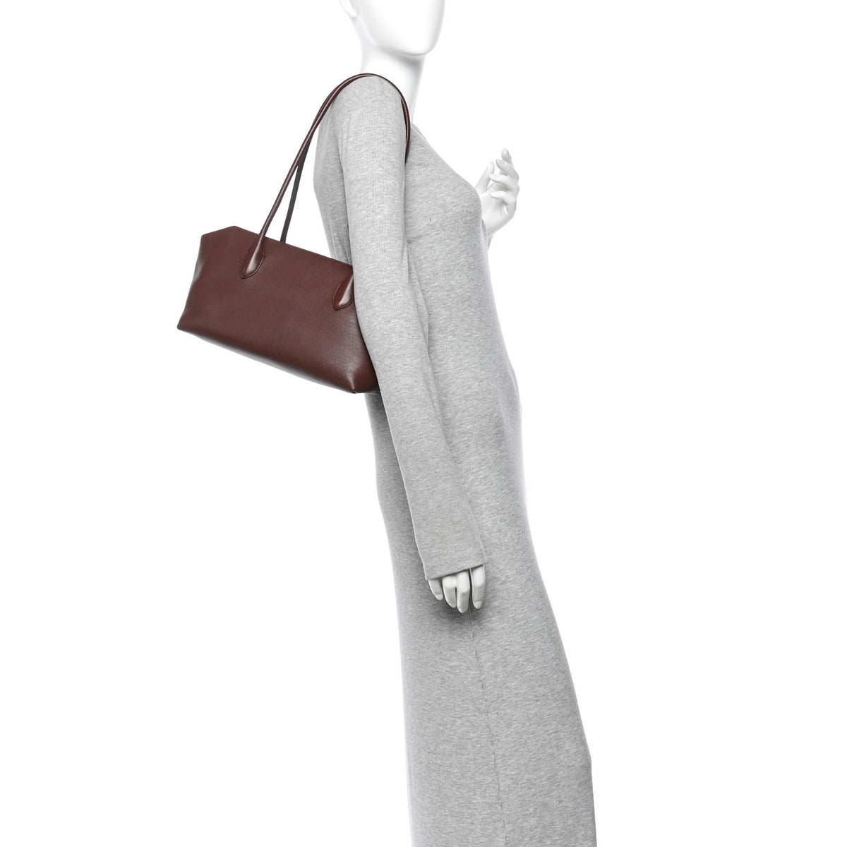 The Row Waxed Calfskin Small Terrasse Shoulder Bag  Inglese 2 of 9