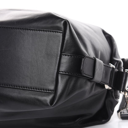 Givenchy Waxed Calfskin Small Nightingale Logo Strap Black 9 of 19