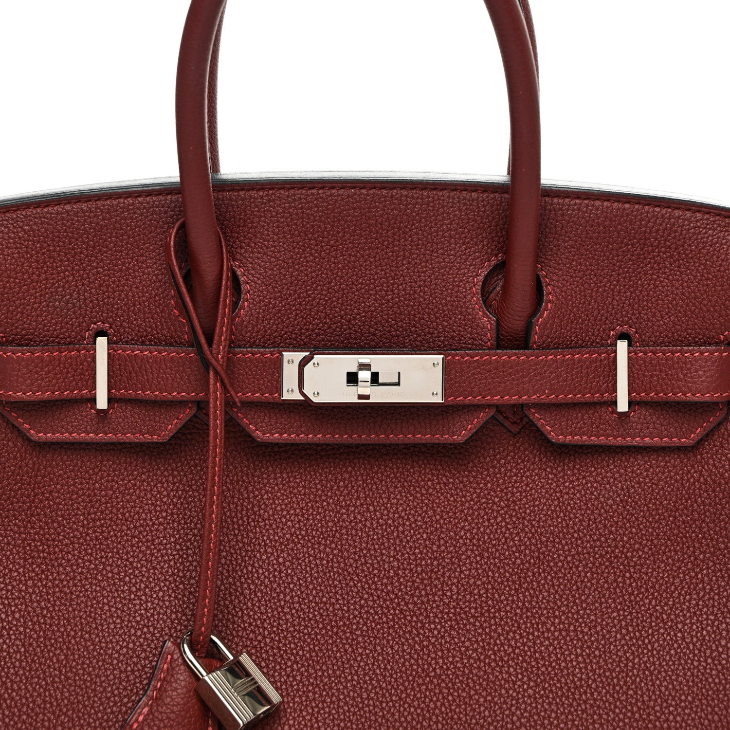 Hermes Togo Birkin 30 Rouge H 8 of 10