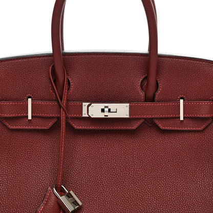 Hermes Togo Birkin 30 Rouge H 8 of 10
