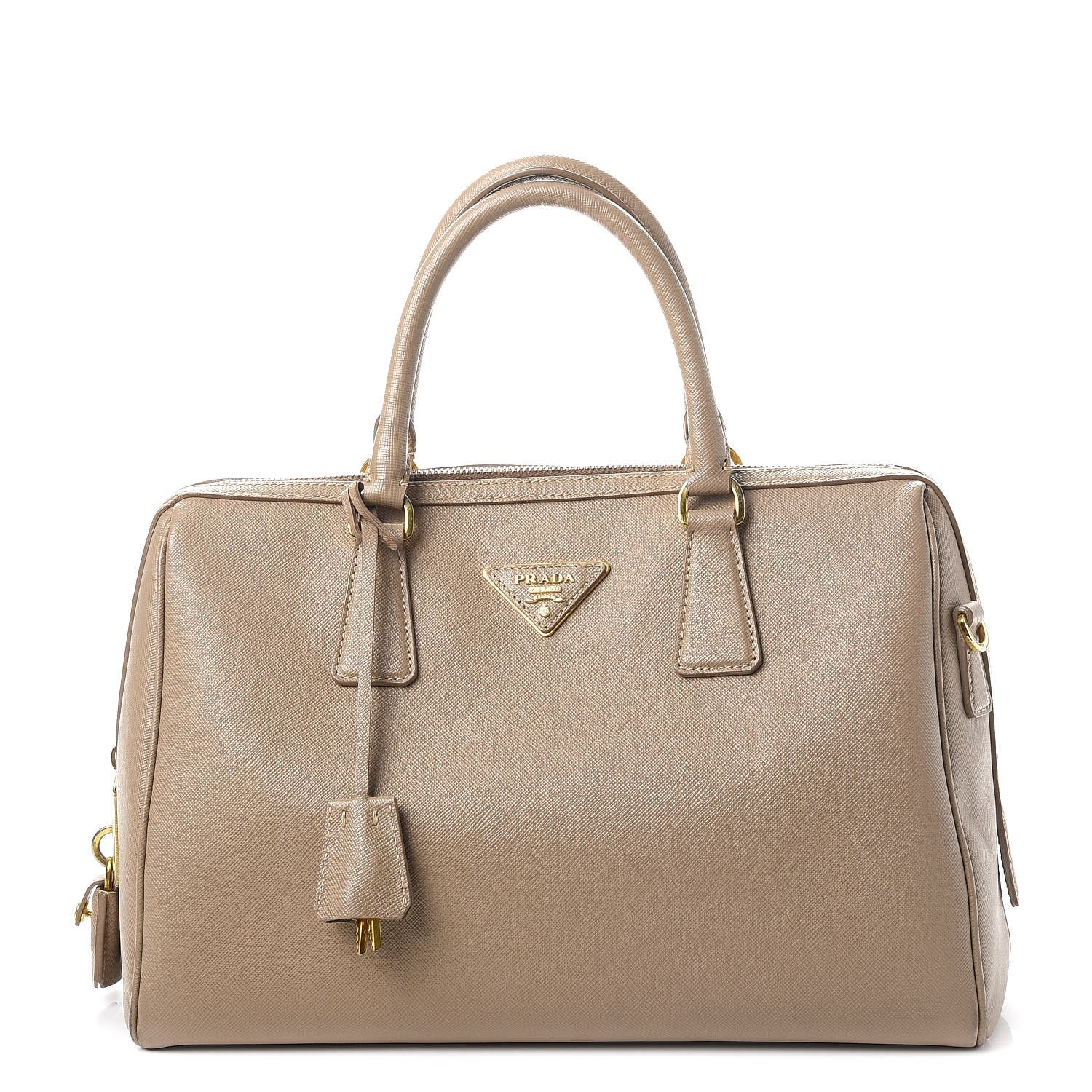 Prada Saffiano Lux Bowler Argilla 1 of 17